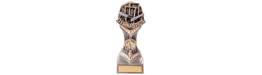 FALCON GYMNASTICS RESIN TROPHY - 4 SIZES - 14CM - 24CM FALCON GYMNASTICS RESIN TROPHY - 4 SIZES - 14CM - 24CM